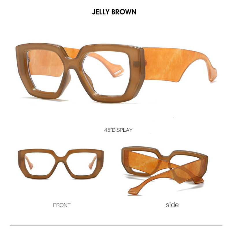 Wholesale Irregular Polygon Glasses Frame